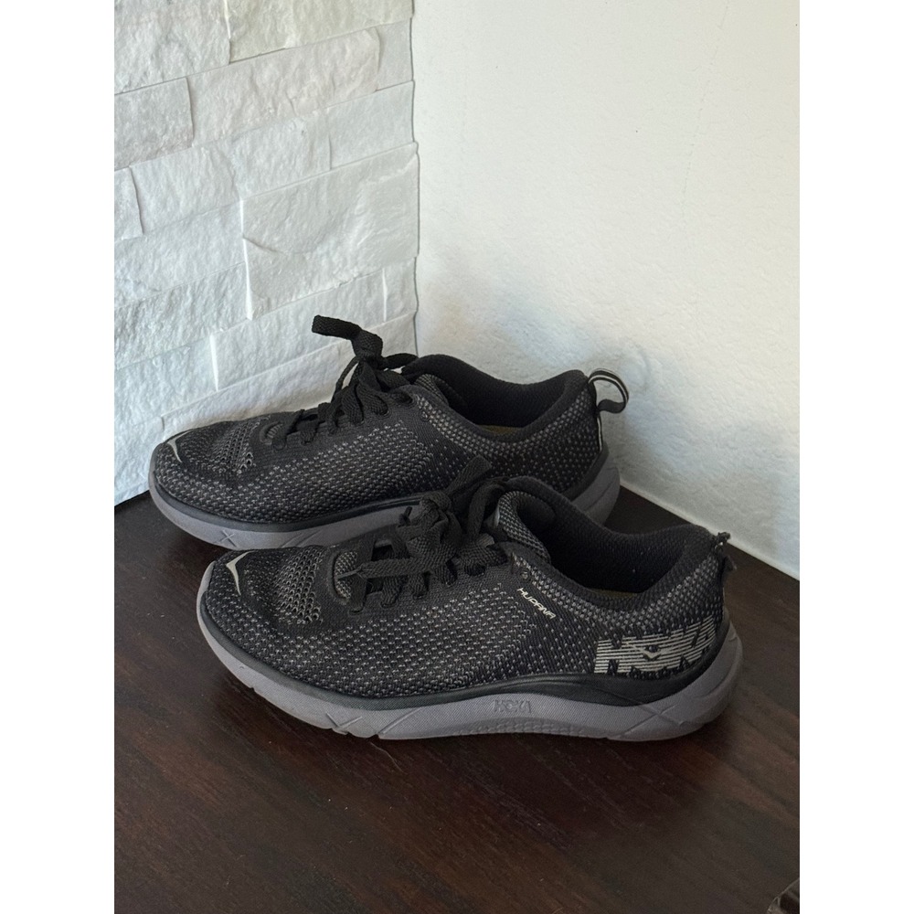 Hoka One One Hupana 2 Black Dark Grey Running Shoes Womens 6.5